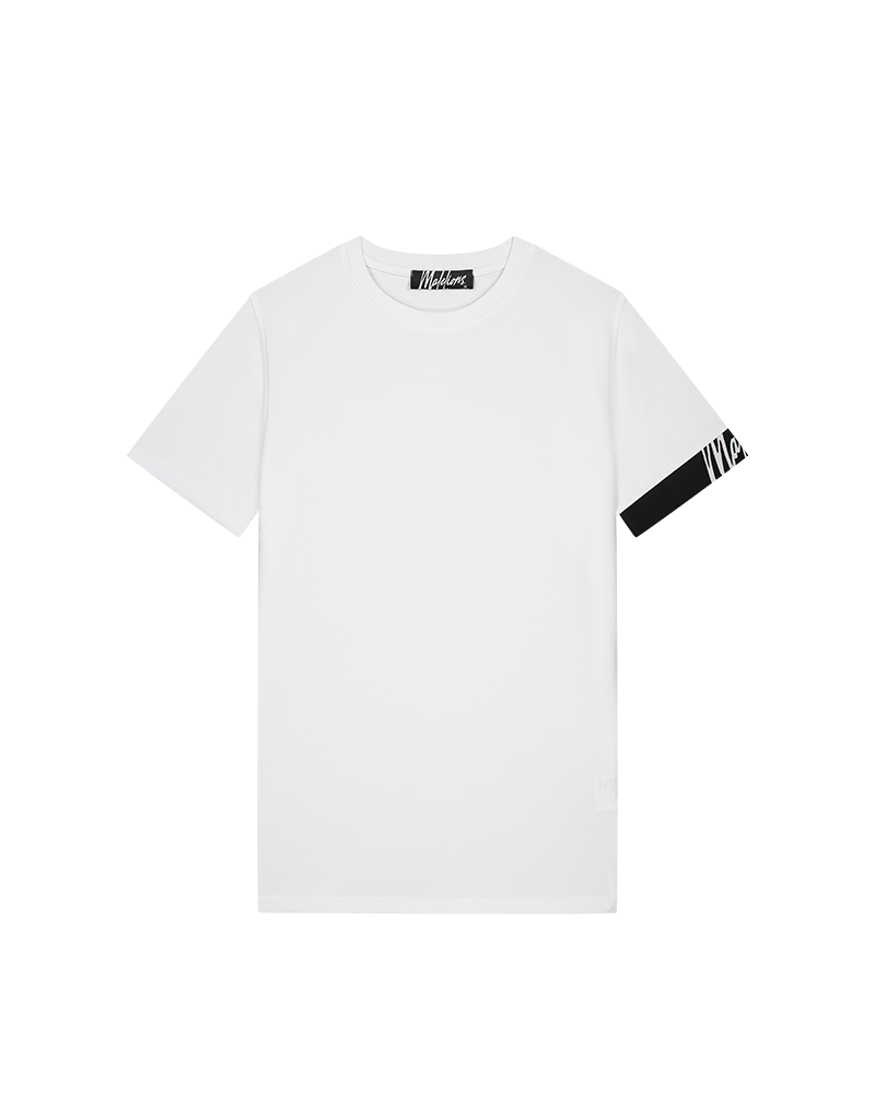 Malelions Malelions Men Captain T-Shirt 2.0 White/Black