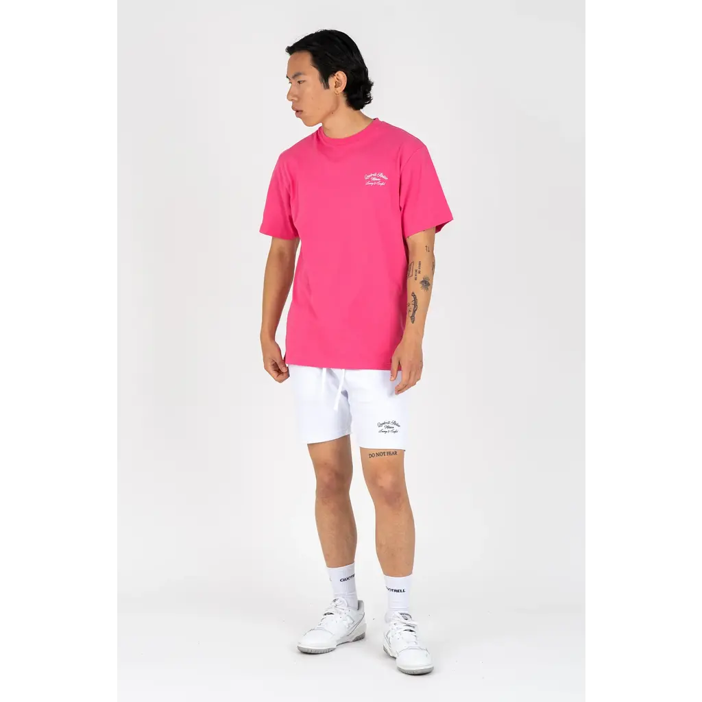 Quotrell Quotrell Atelier Milano T-Shirt Pink/White