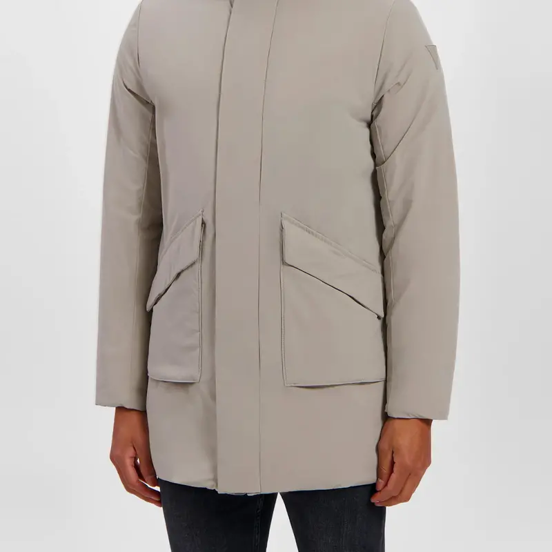 PurePath (by PureWhite) Purewhite Technical Parka Coat Taupe