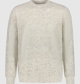 Purewhite Knitted Nappy Crewneck Off White