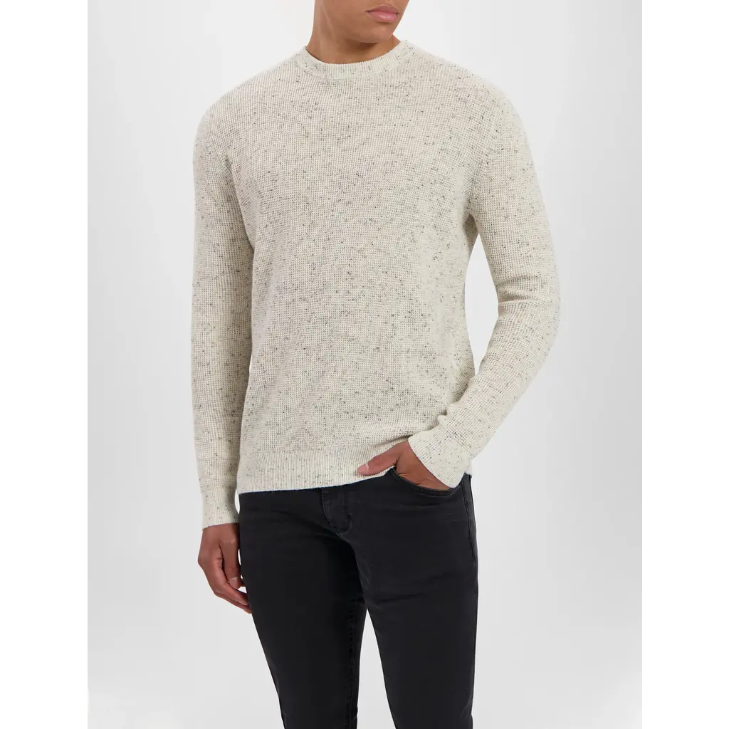 Purewhite 23030814 Knitted Nappy Crewneck Off White