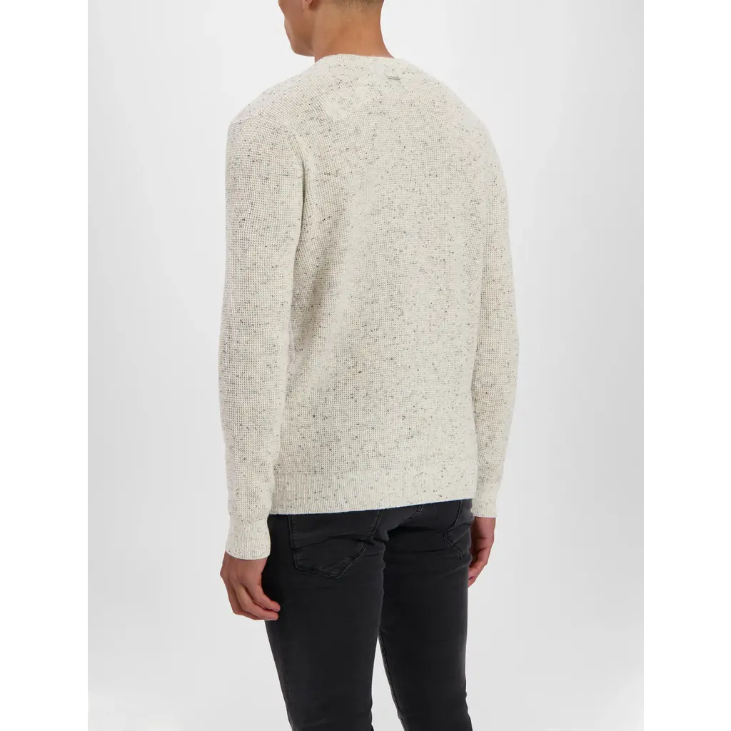 Purewhite 23030814 Knitted Nappy Crewneck Off White