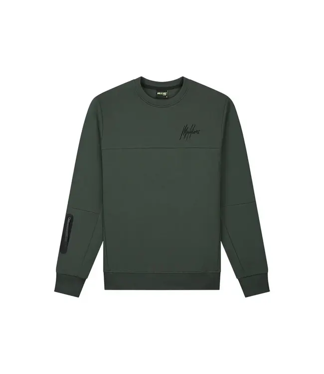 Malelions Malelions Sport Counter Sweater Dark Green