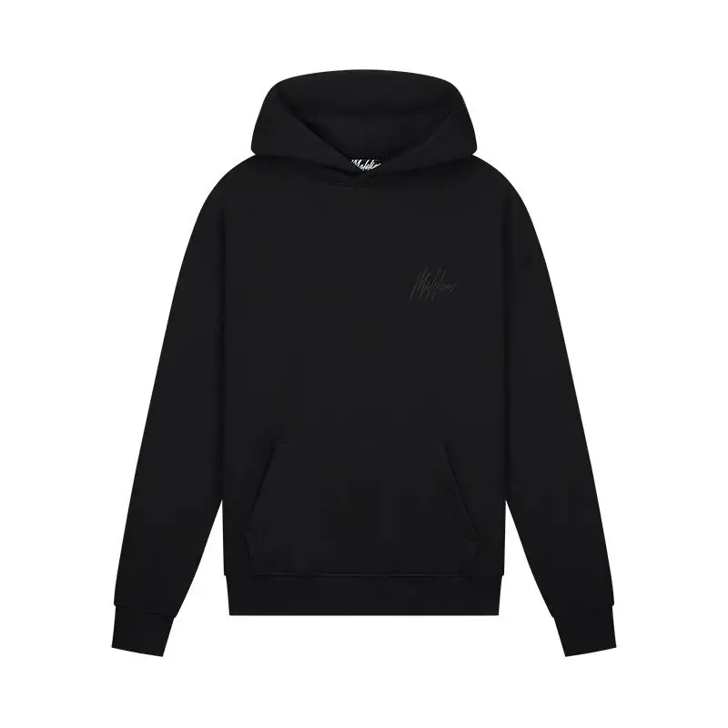 Malelions Malelions Men Patchwork Hoodie Black