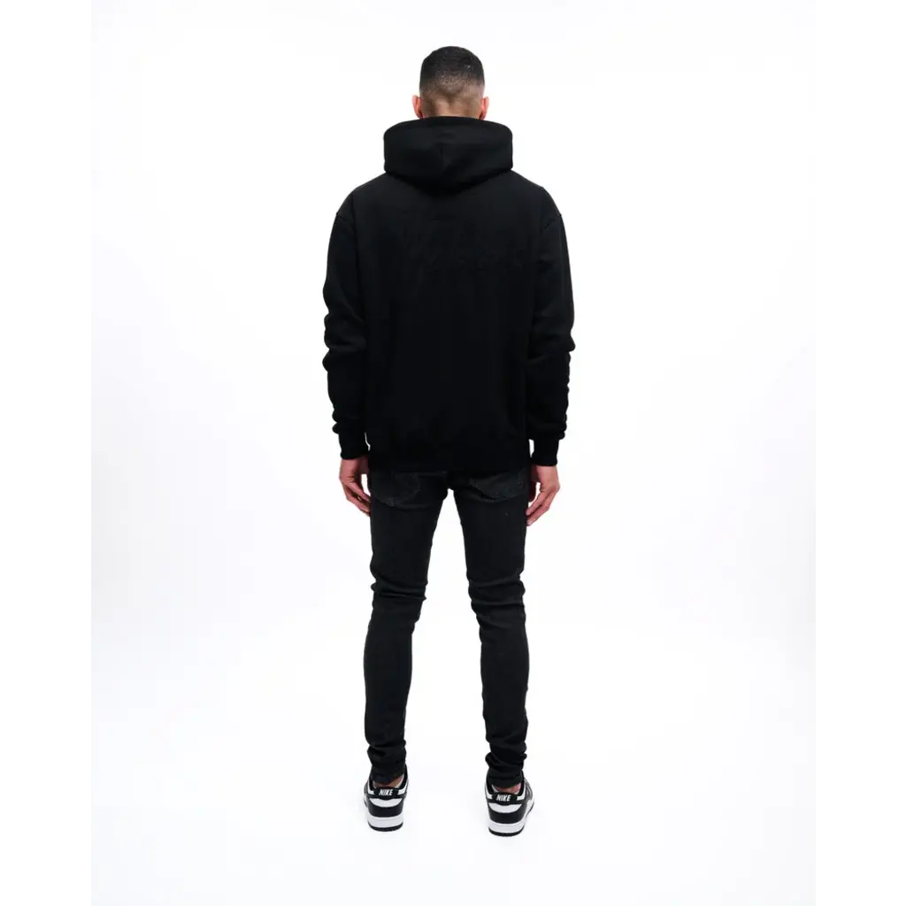 Malelions Malelions Men Patchwork Hoodie Black