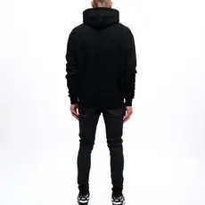 Malelions Malelions Men Patchwork Hoodie Black