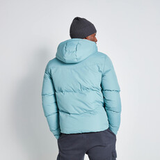 11 Degrees 11 Degrees Large Panelled Puffer Jacket Washed Green