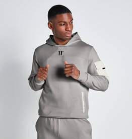 11 Degrees 11 Degrees Woven Pocket Hoodie Vapour Grey