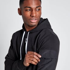 11 Degrees 11 Degrees Woven Pocket Hoodie Black