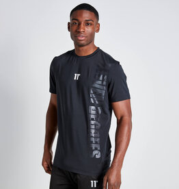 11 Degrees 11 Degrees Embossed Print T-Shirt Black