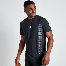 11 Degrees 11 Degrees Embossed Print T-Shirt Black