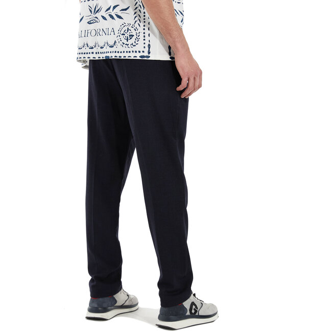 Guess Guess M3BB24 WFO80-F73J Harper Woven Draw Pantalon Navy