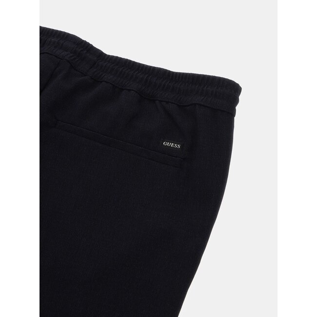 Guess Guess M3BB24 WFO80-F73J Harper Woven Draw Pantalon Navy