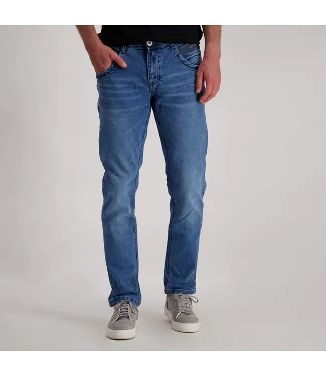 Cars Jeans Cars Jeans 7403805 Blackstar Tapered Str. Stw/Bl Camden Wash