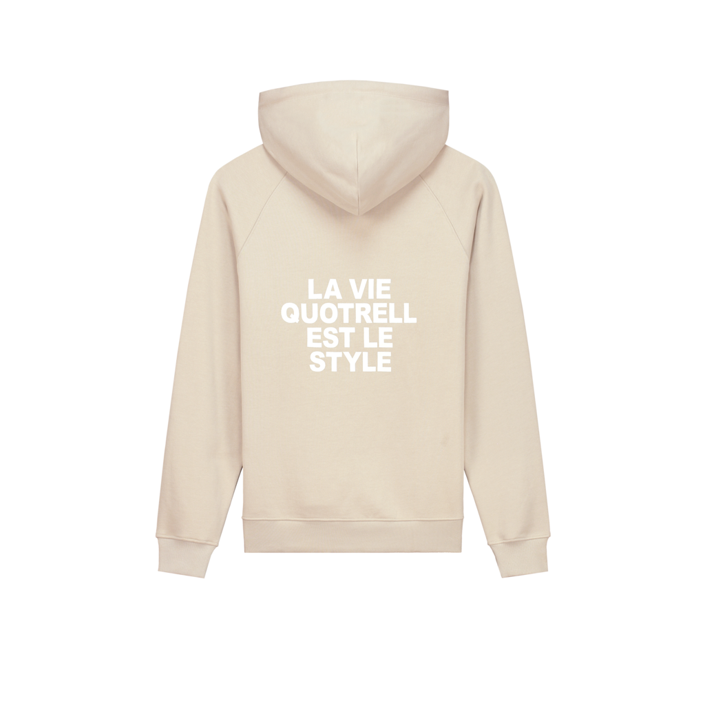 Quotrell Quotrell La Vie Hoodie Oat/Off White