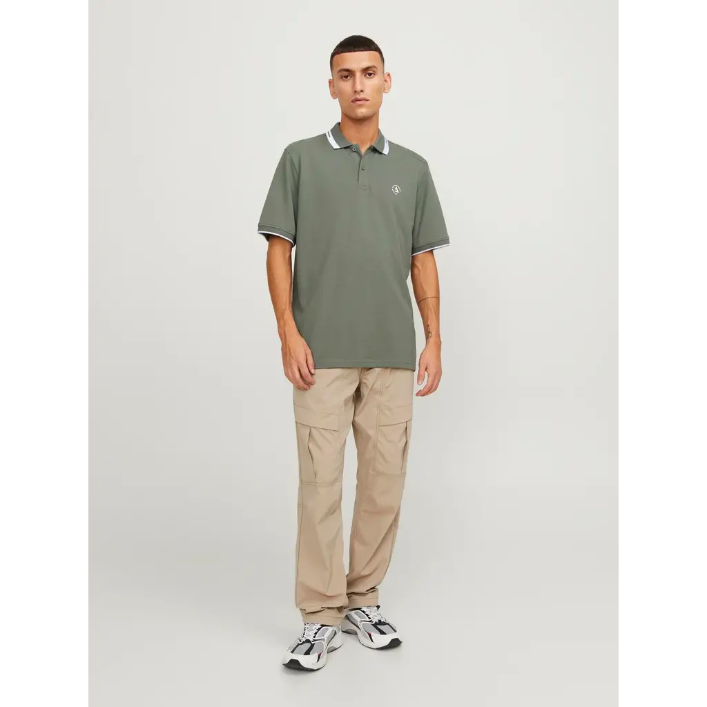 Jack & Jones Jack & Jones JCOHASS LOGO POLO SS Avage Green