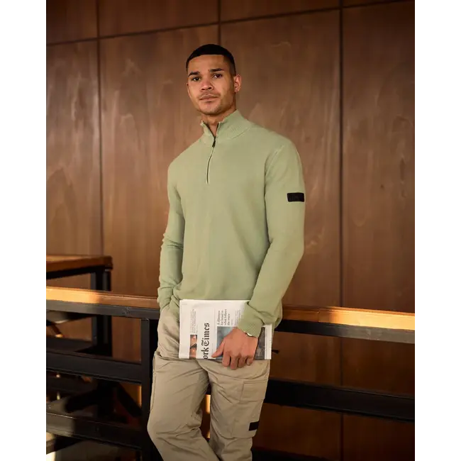 Malelions Malelions Men Knit Turtleneck Dry Sage