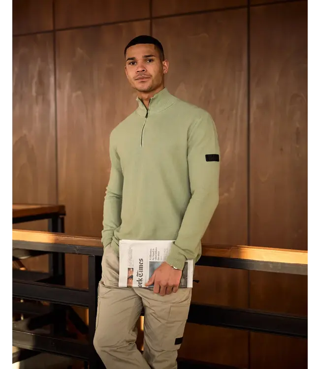 Malelions Malelions Men Knit Turtleneck Dry Sage