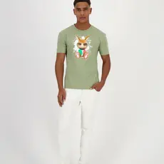 Radical Radical T-Shirt Elio Bunny Italy Olive Green