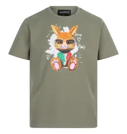 Radical Radical T-Shirt Elio Bunny Italy Olive Green