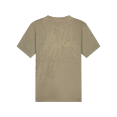 Malelions Malelions Men Signature Towelling T-Shirt Dry Sage