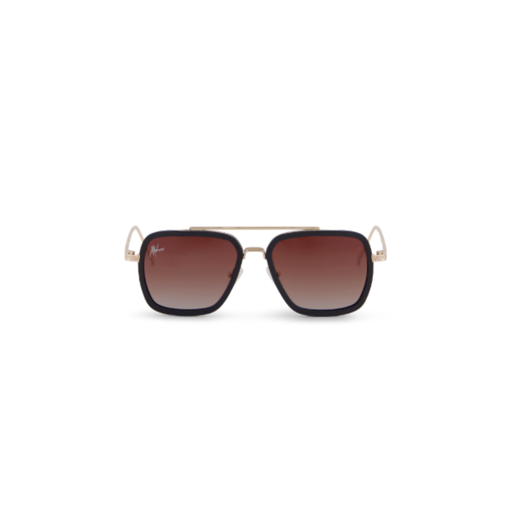 Malelions Malelions Men Abstract Sunglasses Gold