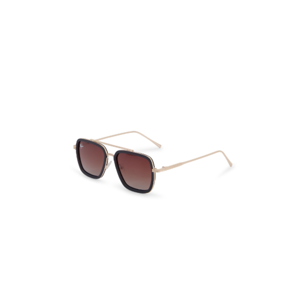 Malelions Malelions Men Abstract Sunglasses Gold
