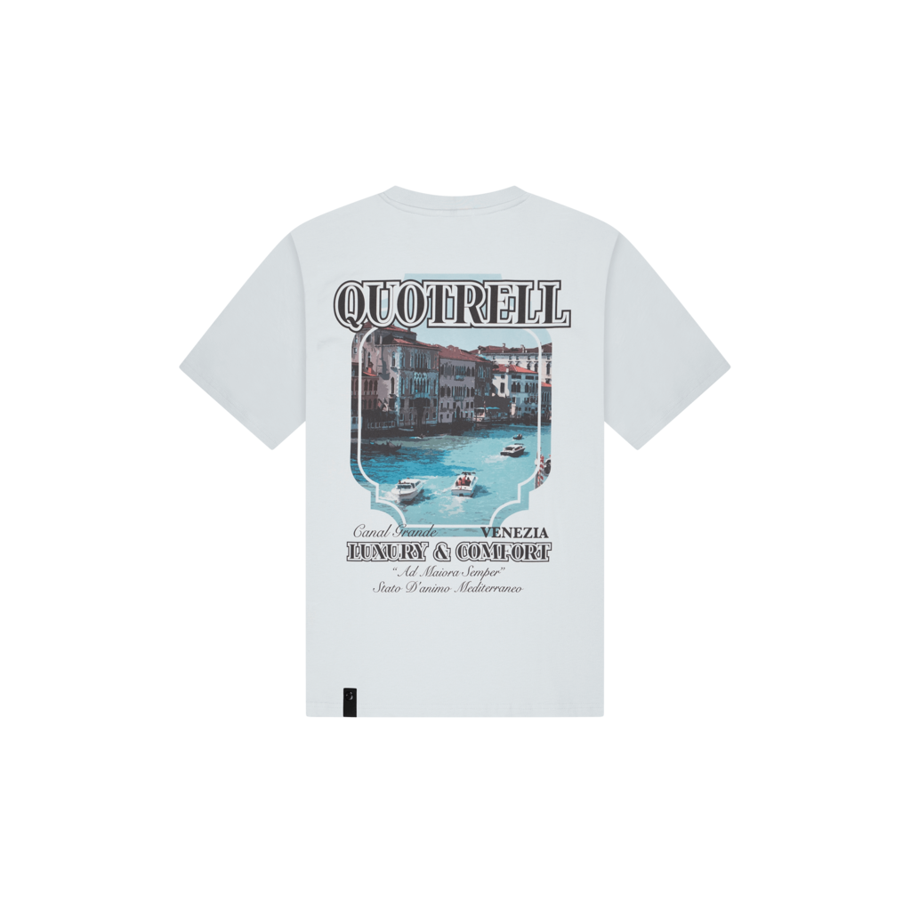 Quotrell Quotrell Venezia T-Shirt Light Blue/Black