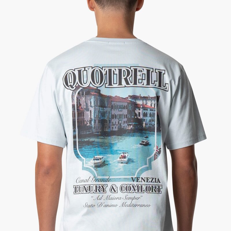 Quotrell Quotrell Venezia T-Shirt Light Blue/Black