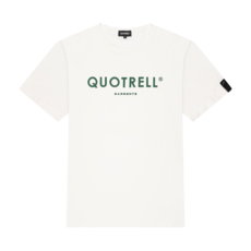 Quotrell Quotrell Basic Garments T-Shirt Off White/Green