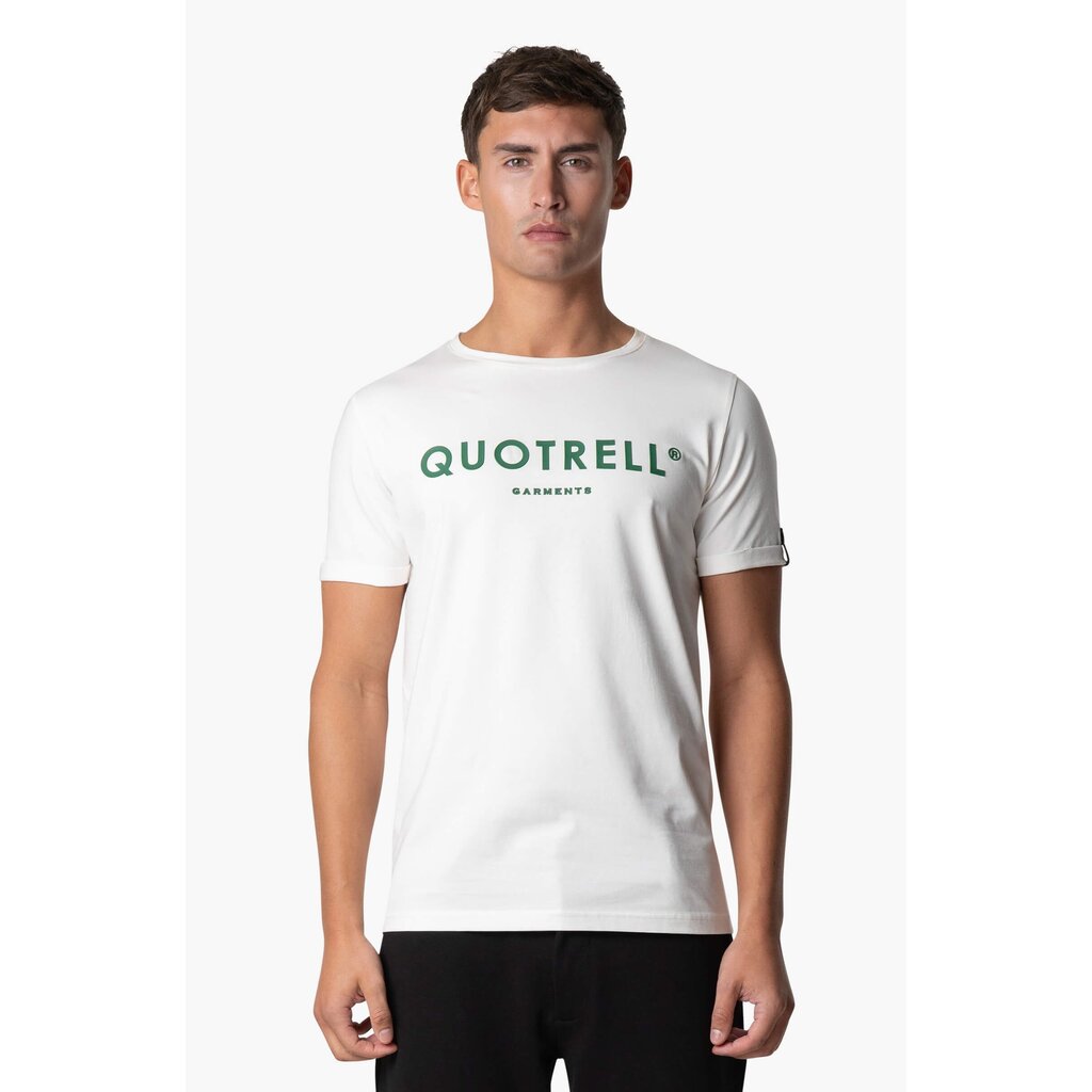 Quotrell Quotrell Basic Garments T-Shirt Off White/Green