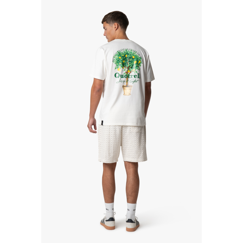 Quotrell Quotrell Limone T-Shirt Off White/Green