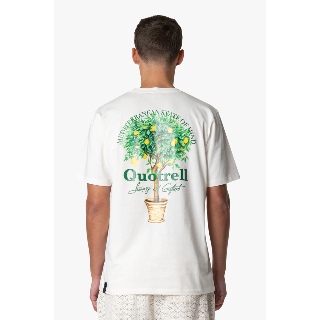 Quotrell Quotrell Limone T-Shirt Off White/Green