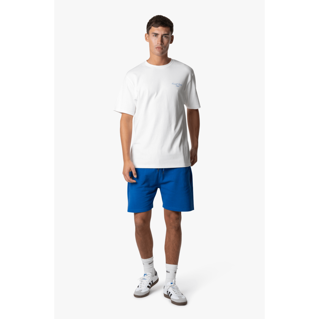 Quotrell Quotrell Society Club T-Shirt White/Cobalt