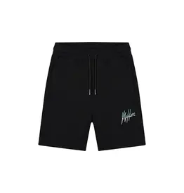 Malelions Malelions Men Split Shorts Black/Turqoise