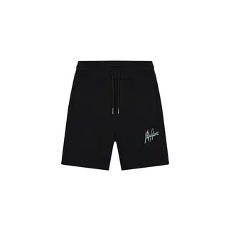 Malelions Malelions Men Split Shorts Black/Turqoise