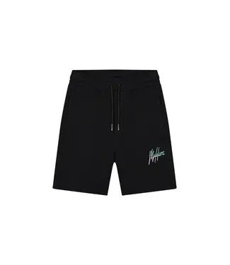 Malelions Malelions Men Split Shorts Black/Turqoise