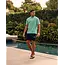 Malelions Malelions Men Split Shorts Black/Turqoise