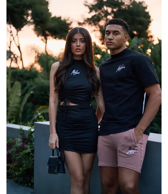 Malelions Malelions Men Split Shorts Light Mauve/Black