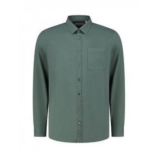 PurePath (by PureWhite) PurePath Garment Dye Shirt Faded Green - Regular Fit