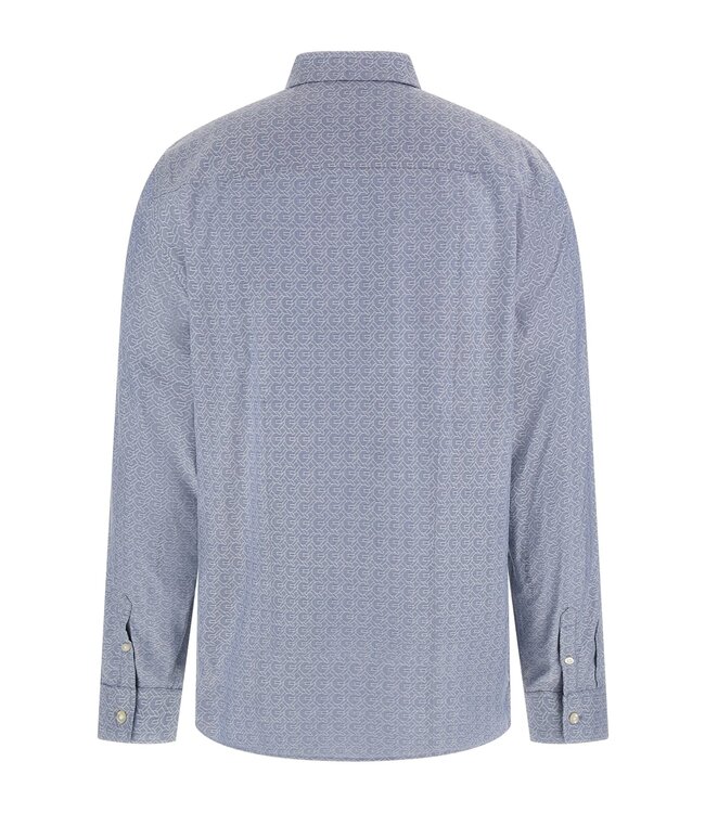 Guess Guess M4YH03WFXX1-FB55 LS SUNSET AOP SHIRT - Slim Fit