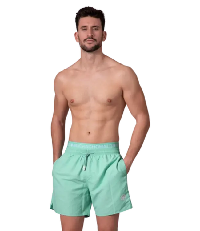 Muchachomalo Muchachomalo Men Swimshort Solid Tealish Green
