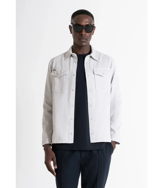 Antony Morato Antony Morato MMSL00725-FA700133 Overshirt Ice