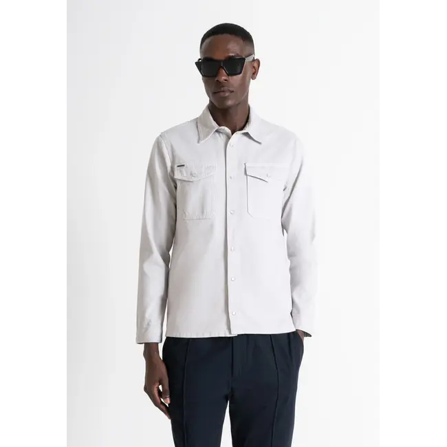 Antony Morato Antony Morato MMSL00725-FA700133 Overshirt Ice