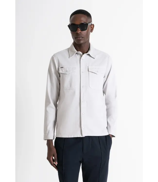 Antony Morato Antony Morato MMSL00725-FA700133 Overshirt Ice