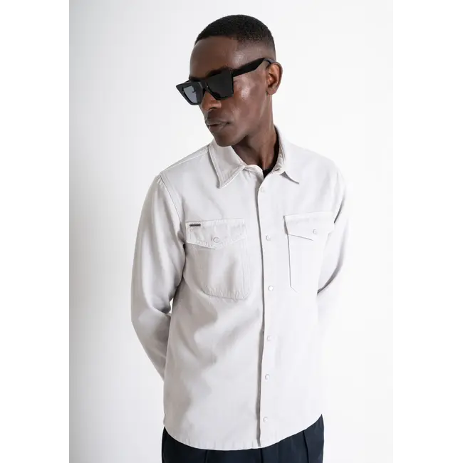 Antony Morato Antony Morato MMSL00725-FA700133 Overshirt Ice