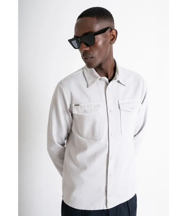 Antony Morato Antony Morato MMSL00725-FA700133 Overshirt Ice