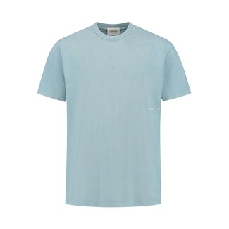 PurePath (by PureWhite) PurePath Acid Sideline Wordmark T-shirt Light Blue - Loose Fit