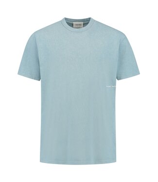 PurePath (by PureWhite) PurePath Acid Sideline Wordmark T-shirt Light Blue - Loose Fit