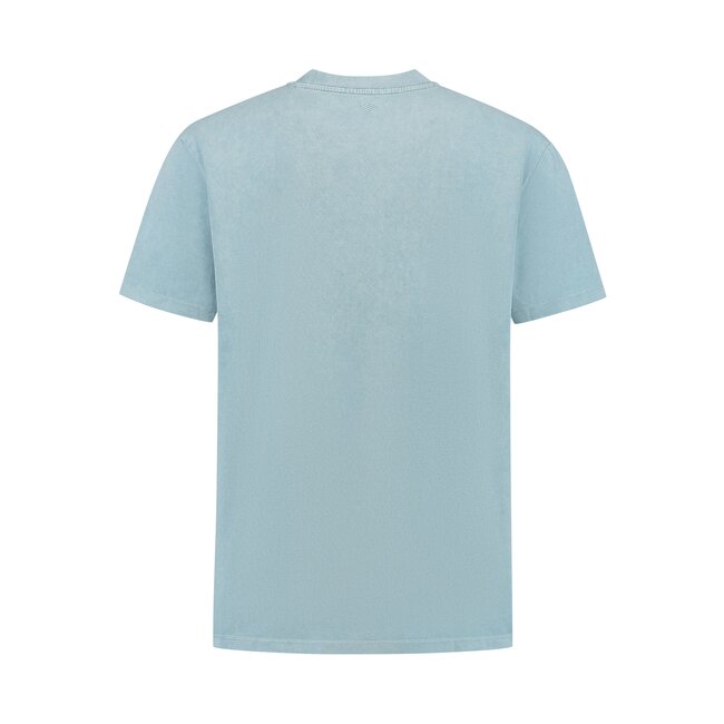 PurePath (by PureWhite) PurePath 24030107 Acid Sideline Wordmark T-shirt Light Blue